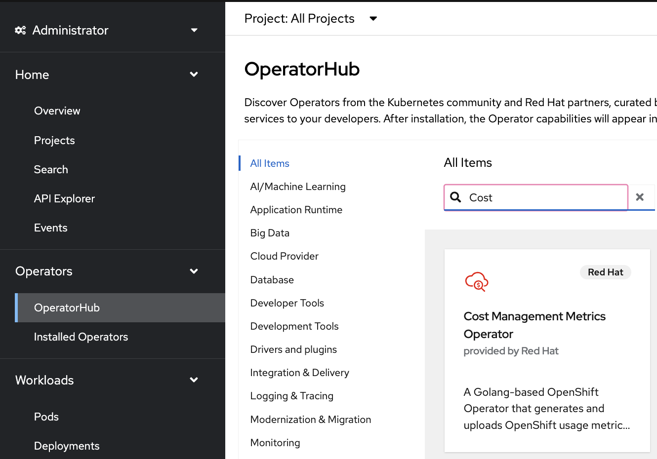 ROSA HCP Cost management – OpenShift Lessons Learned